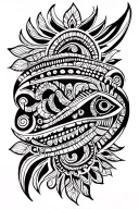 somoan tribal patterns tattoo design idea