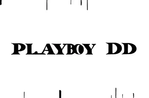 "playboy DD lettering tattoo" tattoo design idea