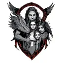 Family Protector tattoo design idea