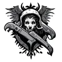 Family Protector tattoo design idea