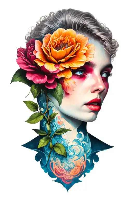 love and hate drives me tattoo design idea