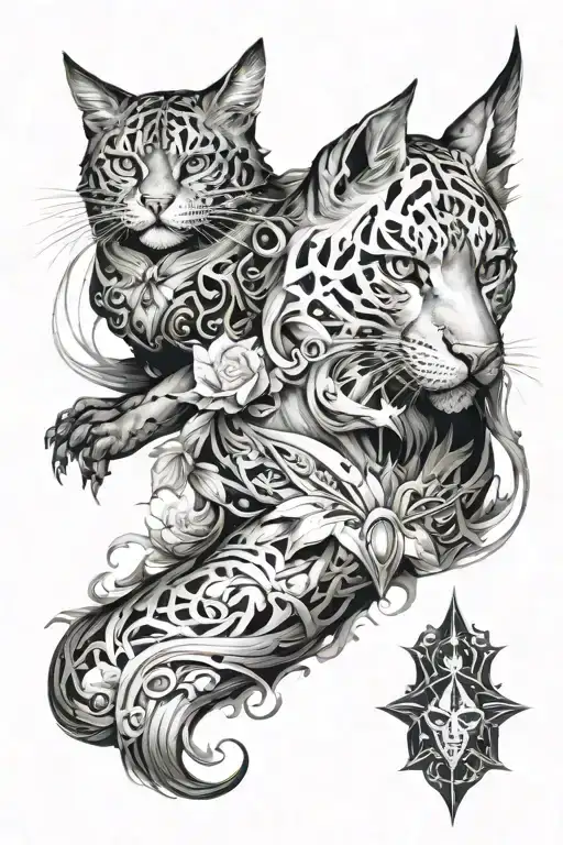 Arcane Vi, Jinx and Powder tattoo design idea