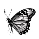 Let Them with butterfly emerging tattoo design idea