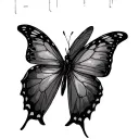 Let Them with butterfly emerging tattoo design idea
