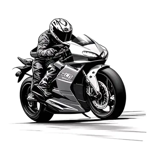 motorsport adrenaline tattoo design idea