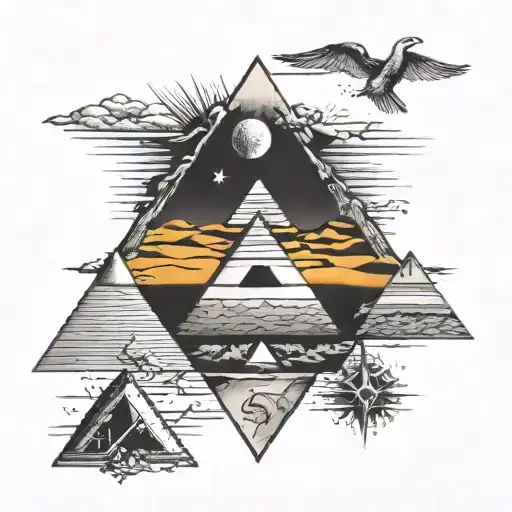 pyramid song by radiohead tattoo design idea