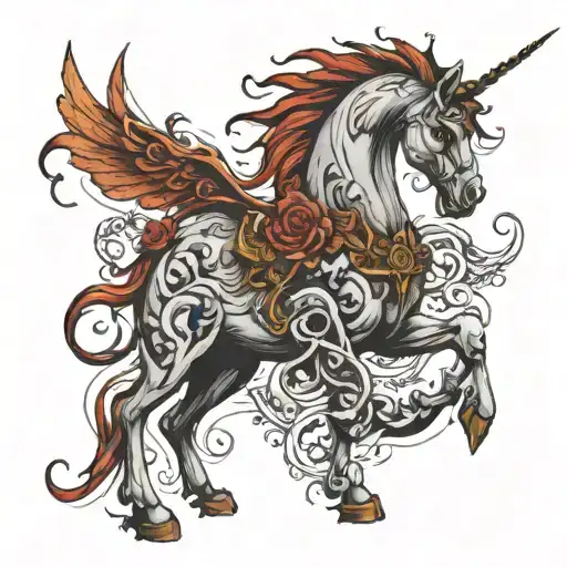 Mors Ex Mare schould be written tattoo design idea