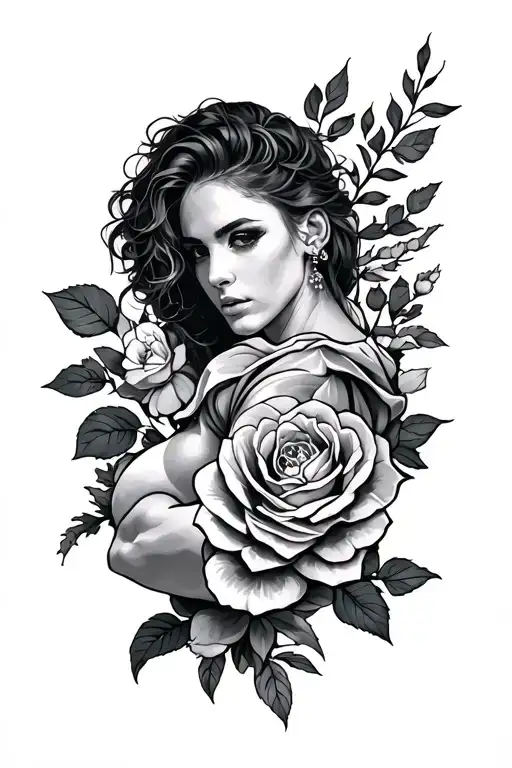 Bicep tattoo design idea