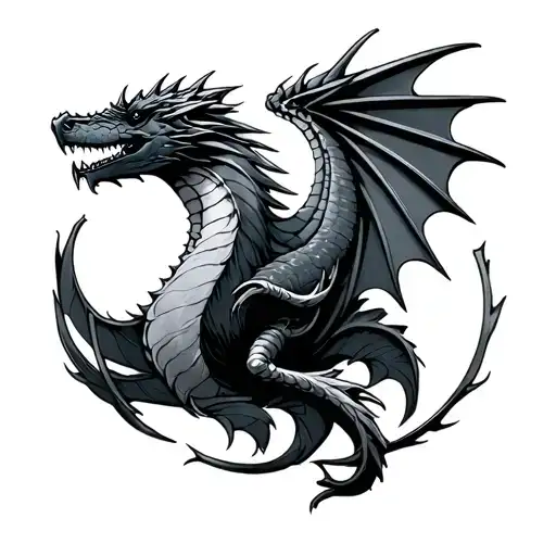 Draco Gun tattoo design idea