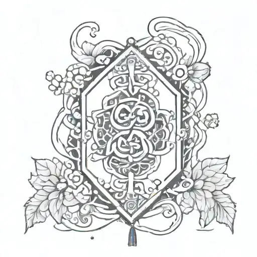 omamori charm tattoo design idea