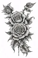 never let a hard time humble us tattoo design idea