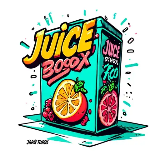 juice box tattoo design idea
