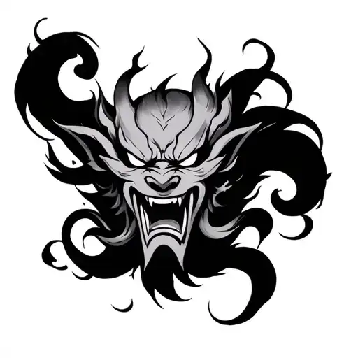 Raijin tattoo design idea