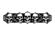 Skulls tattoo design idea