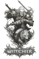 The witcher tattoo design idea