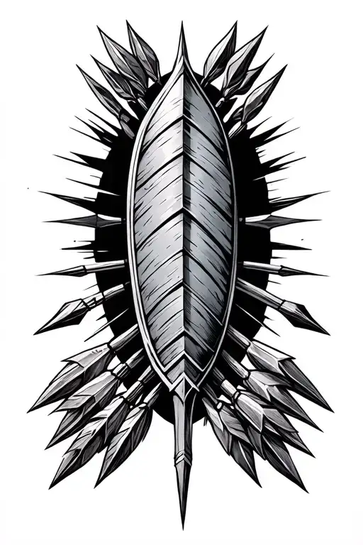 Quiver Of 6 Arrows tattoo design idea