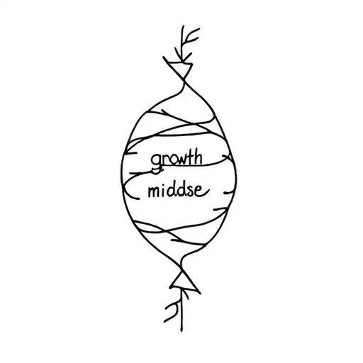 growth mindset > Motivation tattoo design idea