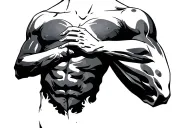 torso and arms tattoo design idea