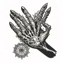 skeleton hand tattoo tattoo design idea