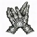 skeleton hand tattoo tattoo design idea