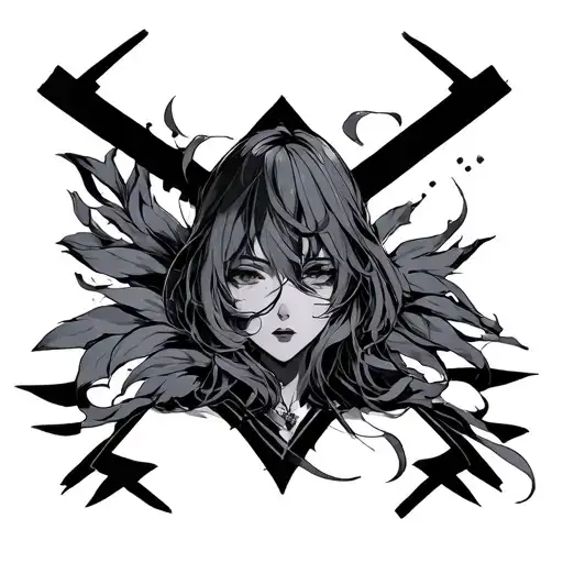 anime manga panels tattoo design idea