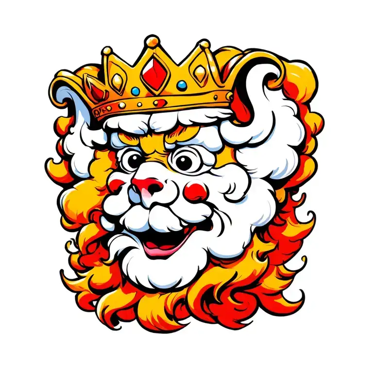 king of a good times New roman tattoo design idea