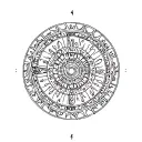 Aztec calendar tattoo design idea