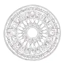 Aztec calendar tattoo design idea