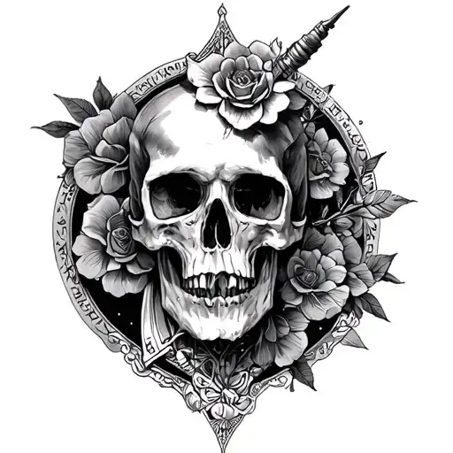 knowledge and discipline tattoo design idea