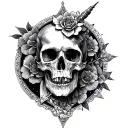 knowledge and discipline tattoo design idea