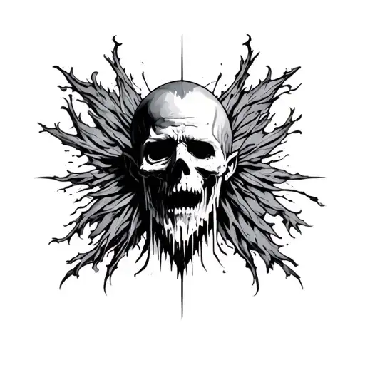 He blasphemed tattoo design idea