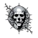 He blasphemed tattoo design idea