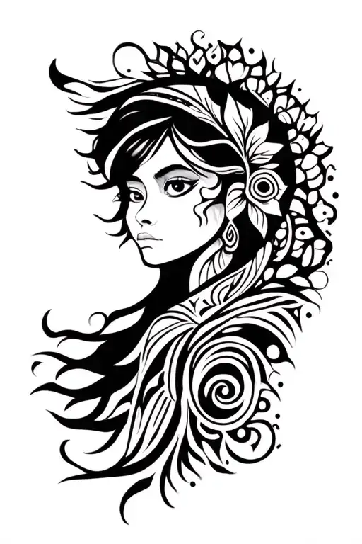 Daughter tattoo design idea
