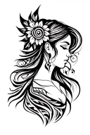 Daughter tattoo design idea