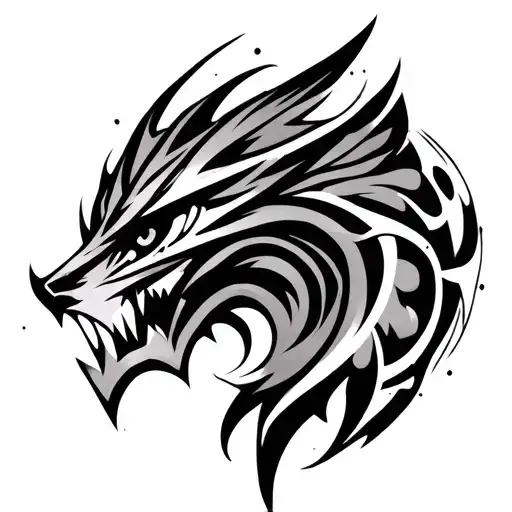 cyber tribal tattoo tattoo design idea