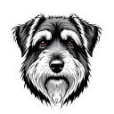 Irish Wolfhound tattoo design idea