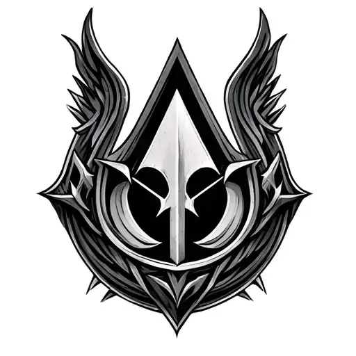 assassins creed Valhalla symbol tattoo design idea
