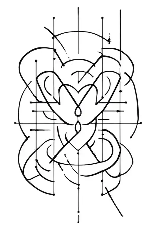 Cyber Sigilism tattoo design idea