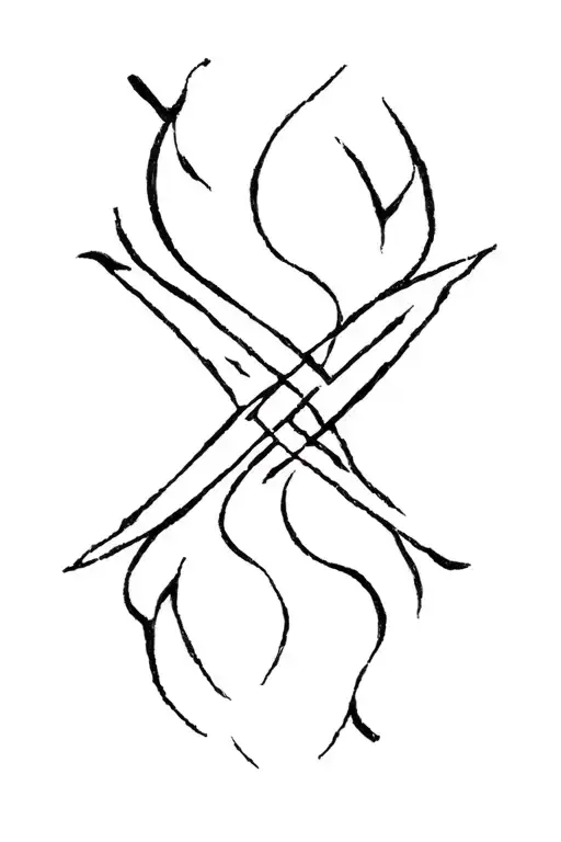 "Te a lot of cudd zmy xy" Infernal Marking tattoo design idea