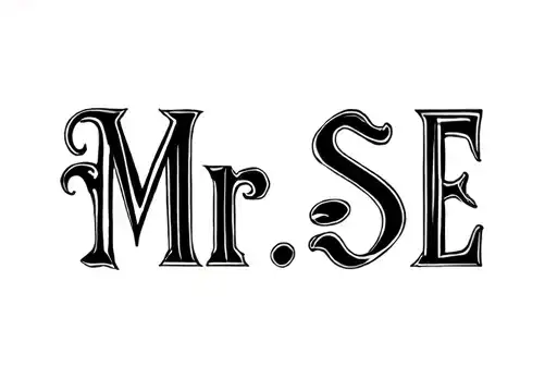 "Mr.SE" tattoo design idea