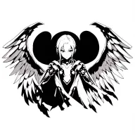 Get a tattoo with the third angel from the anime Evangelion tattoo design idea