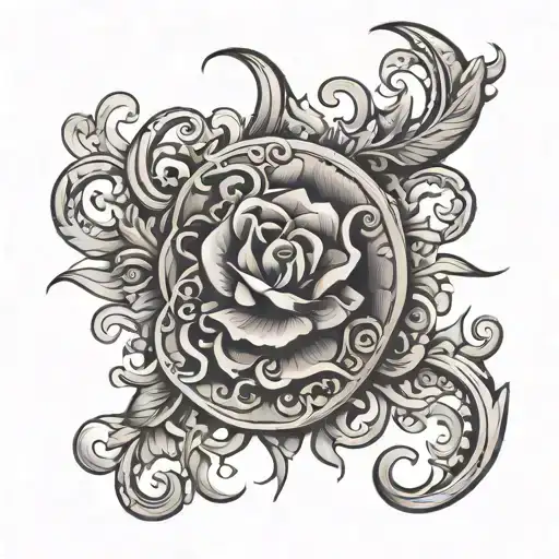 Tooled Leather tattoo design idea