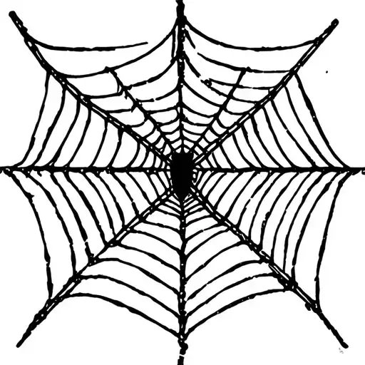 spider web wrapped tattoo design idea