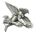 icarus tattoo design idea
