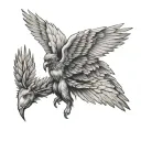 icarus tattoo design idea