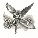 icarus tattoo design idea