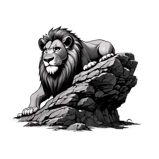 Pride Rock from The Lion King  tattoo design idea