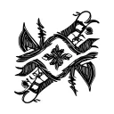 austine in cursive font tattoo design idea