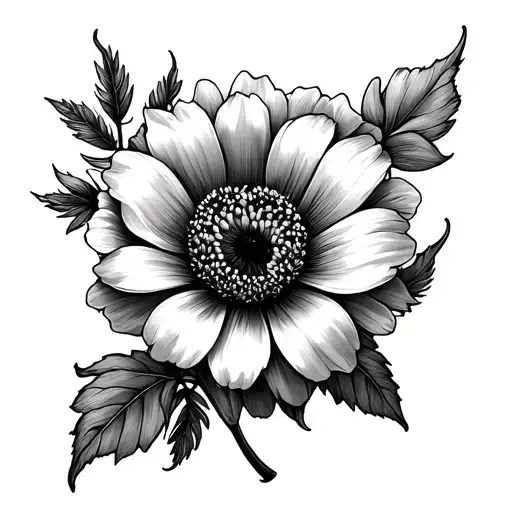 birthflower May and december birth flower tattoo design idea