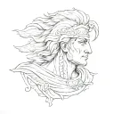 Alexander the Great tattoo design idea